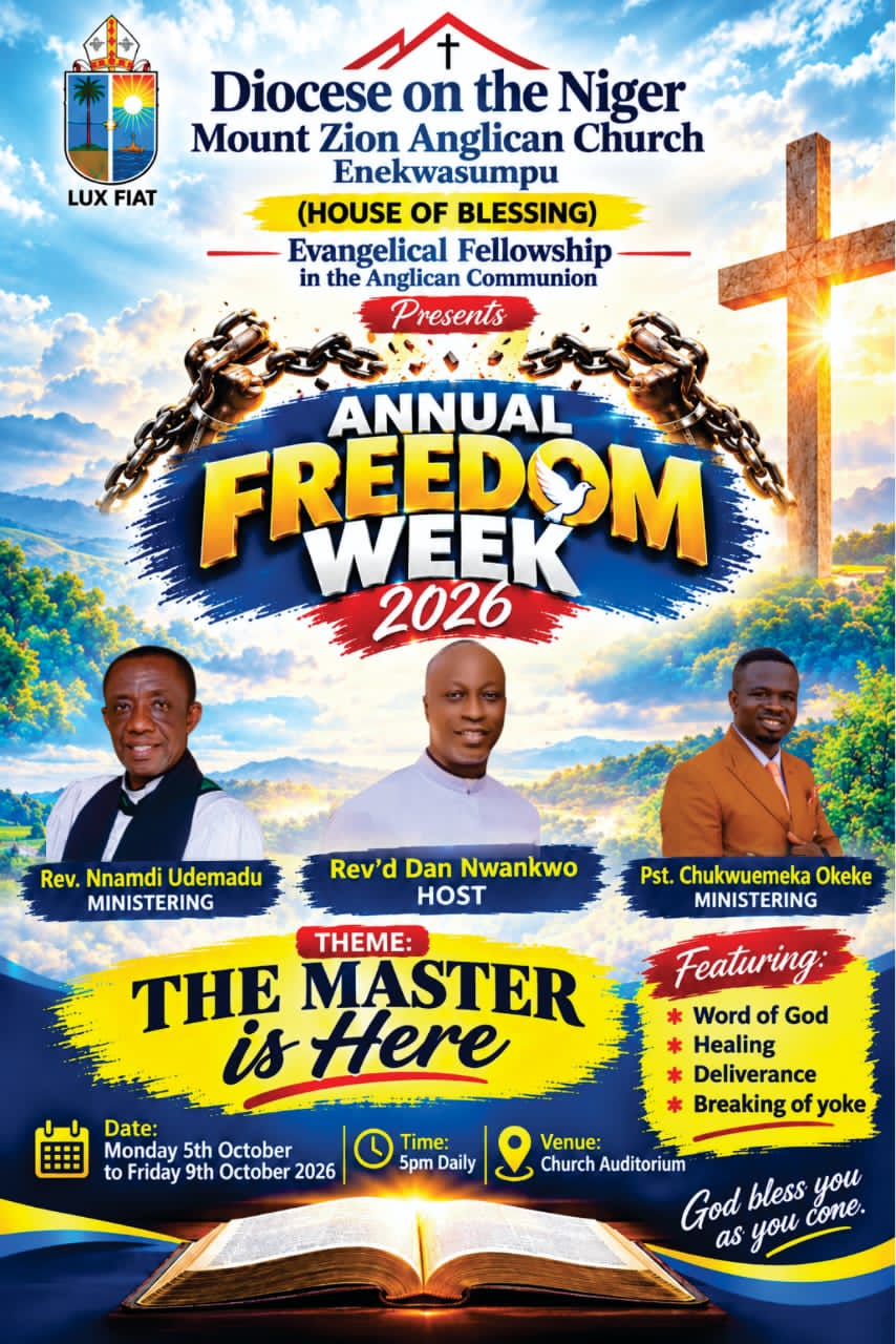 Mount Zion Anglican Church Enekwasumpu (House of Blessing), Annual Freedom Week 2026